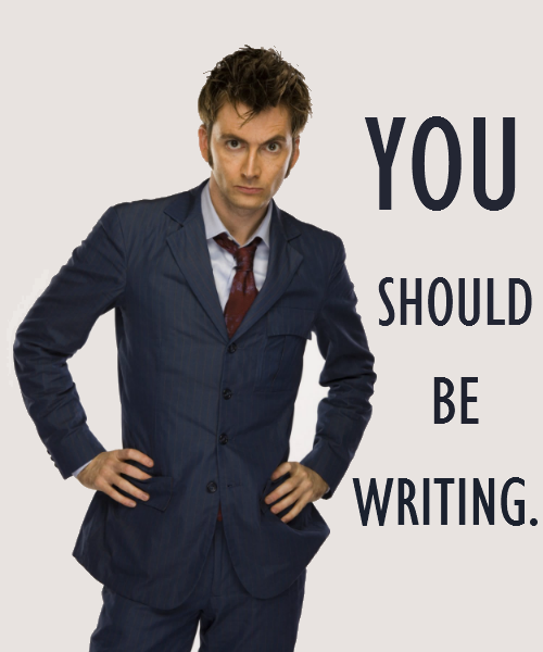 You should be writing